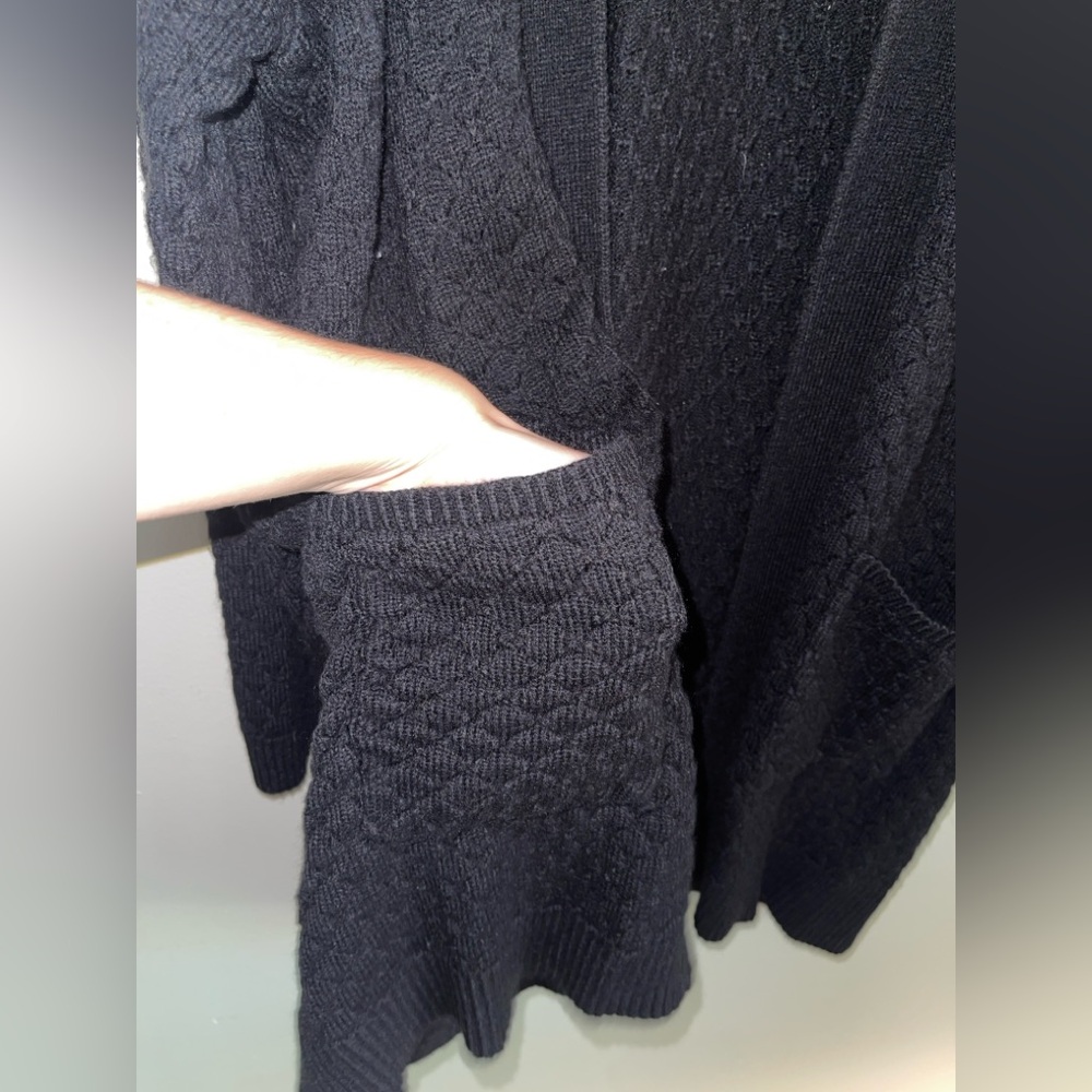 Apt. 9 Women's Black Textured Cardigan - Picture 6 of 12